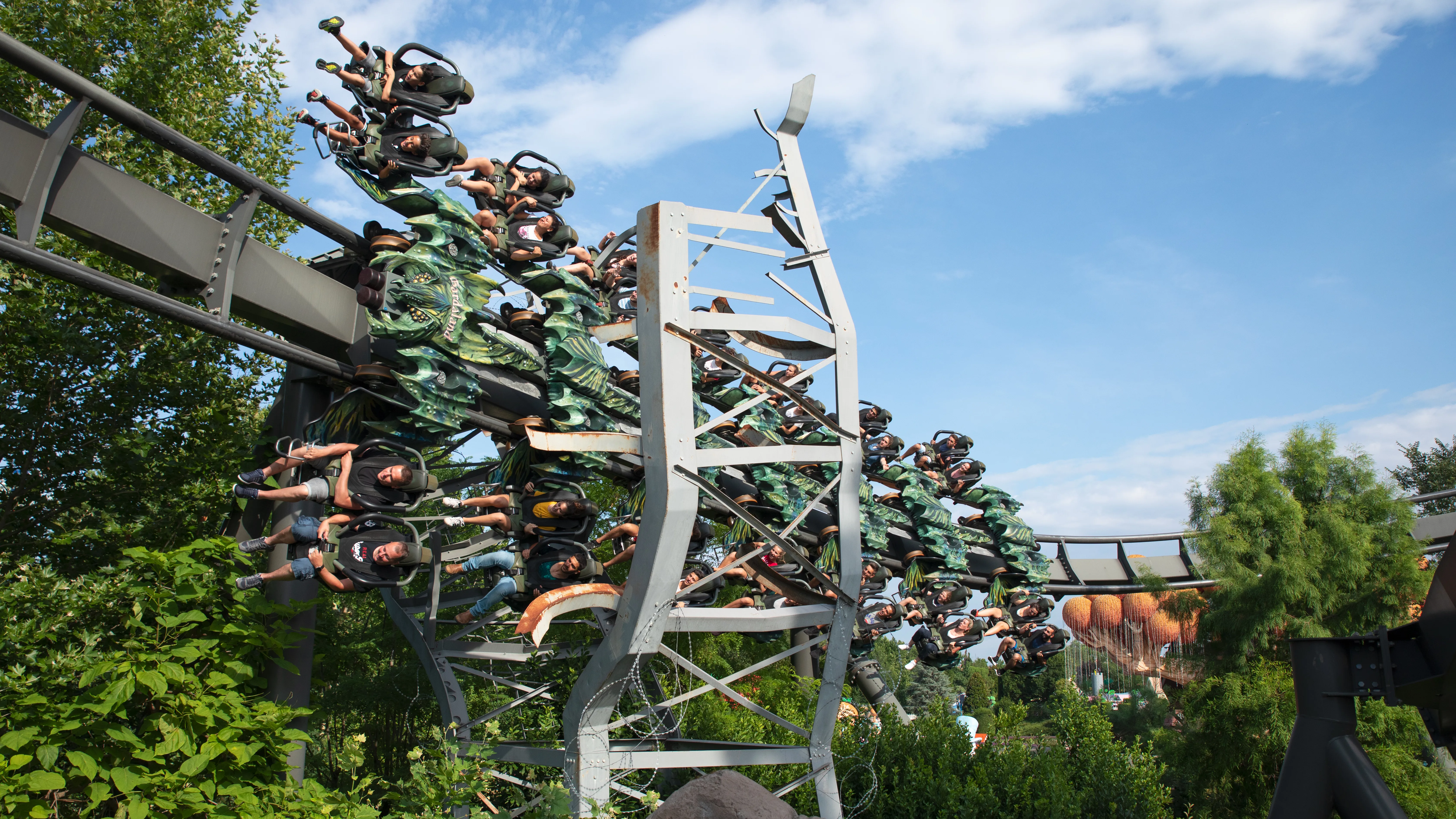 Gardaland Park - Raptor - Ostacolo da evitare all'ultimo minuto
