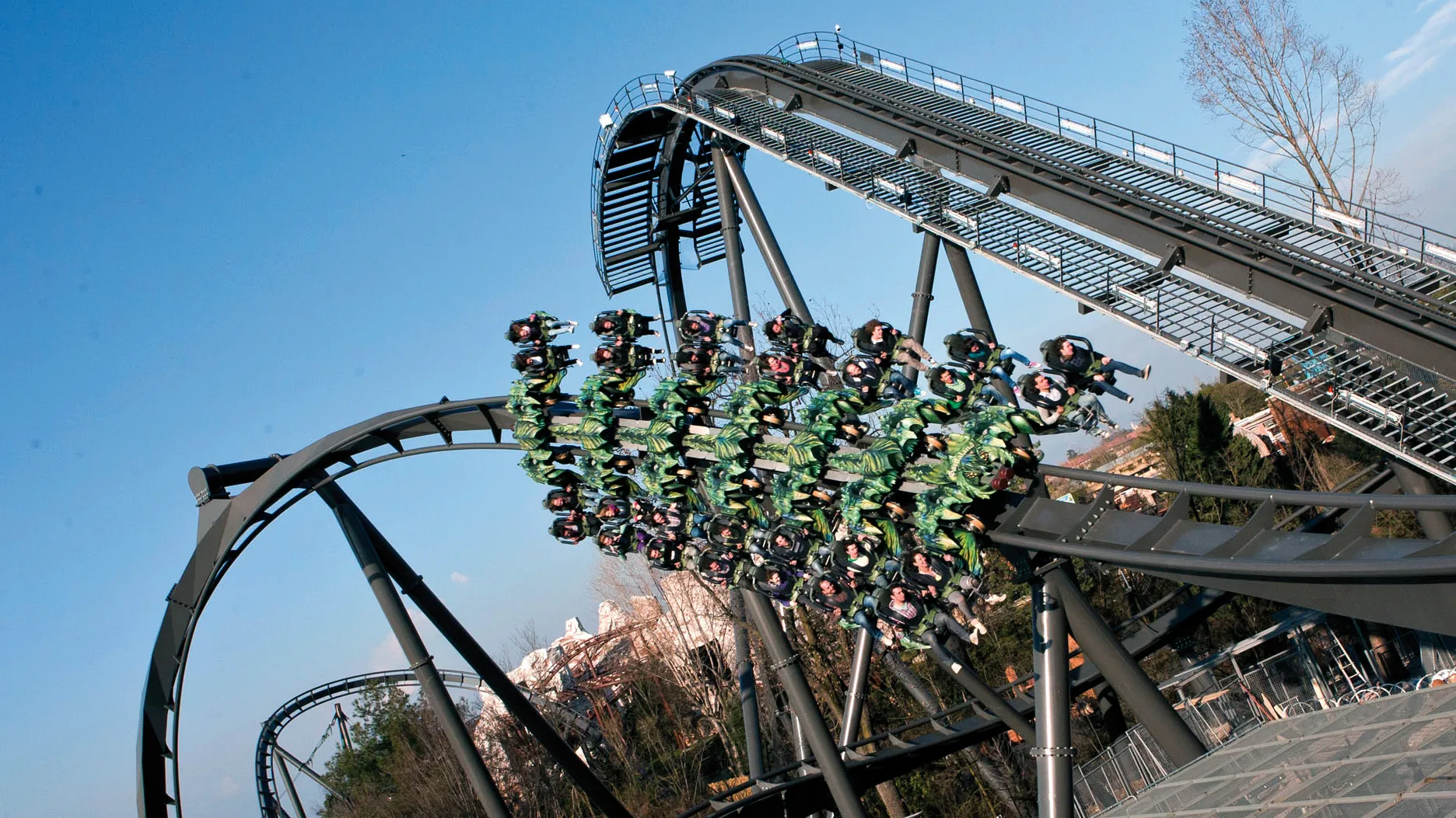 Gardaland Park - Raptor - Salita