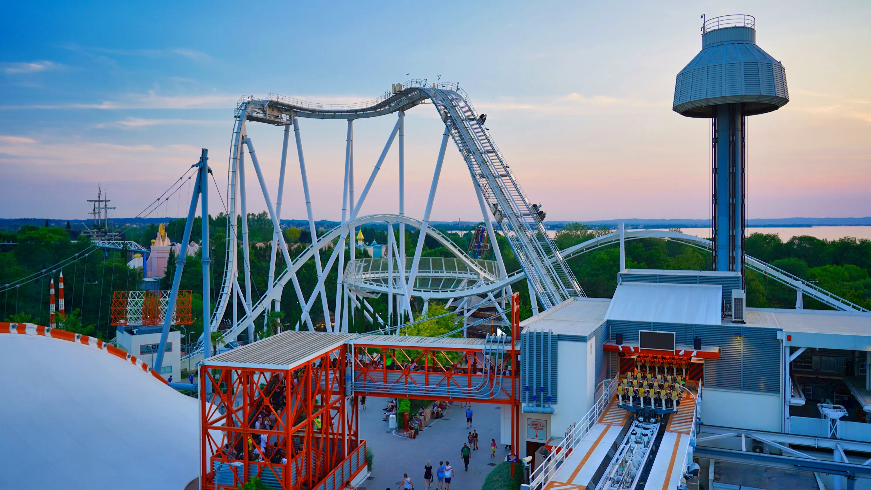 Gardaland Park - Oblivion - Tramonto
