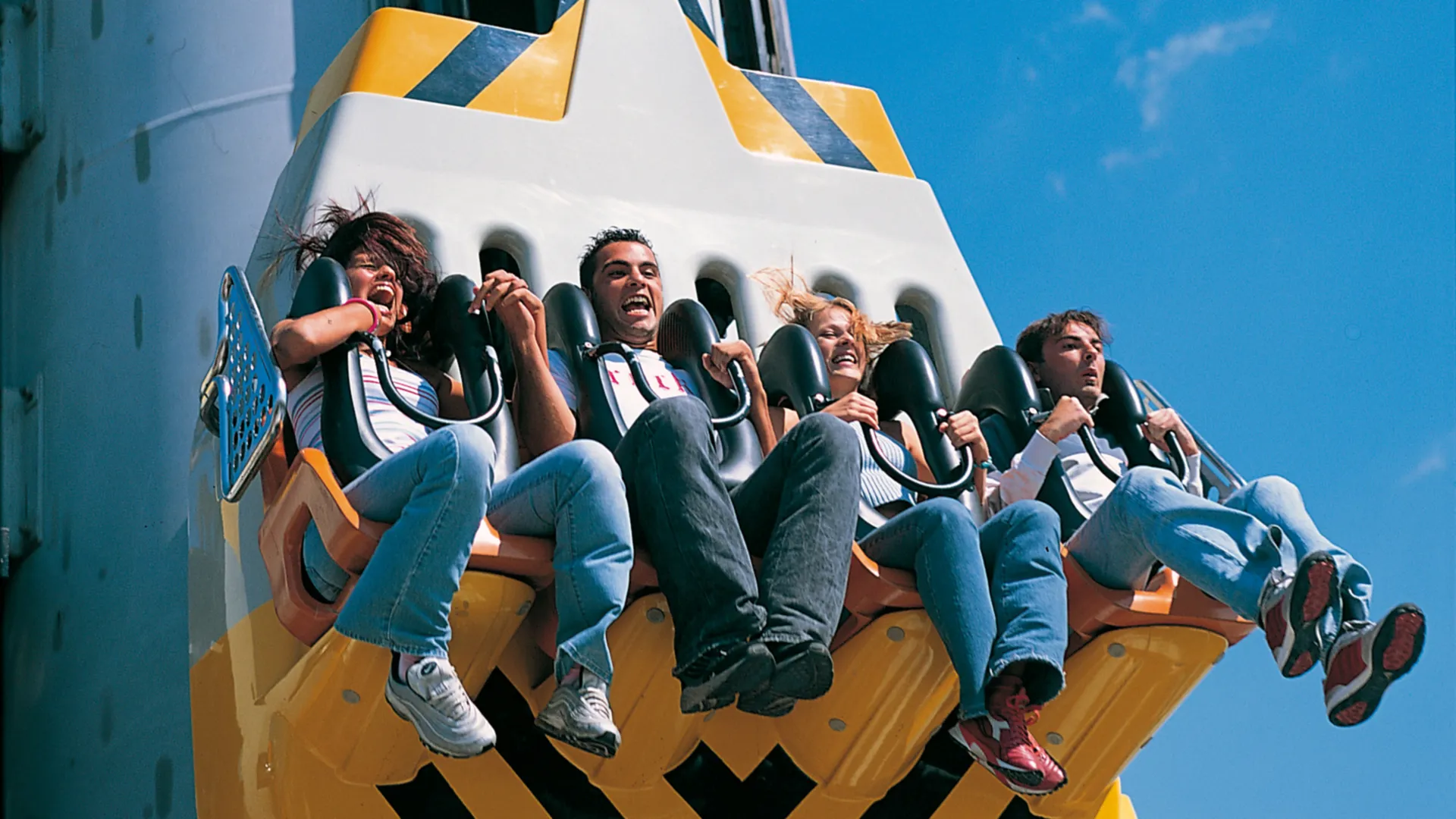 Gardaland Park - Space Vertigo - Persone a bordo
